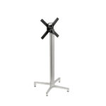 Domino Base Affiancabile h.73 Alluminio (Colonna Quadrata) (70×70) Scab Design BASI E PIANI TAVOLI