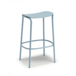 Trick Sgabello h.75 Acciaio Scab Design SGABELLI