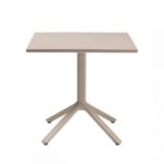 Eco Tavolo Fisso 70x70cm Tecnopolimero e Alluminio Scab Design PROMO SHOP