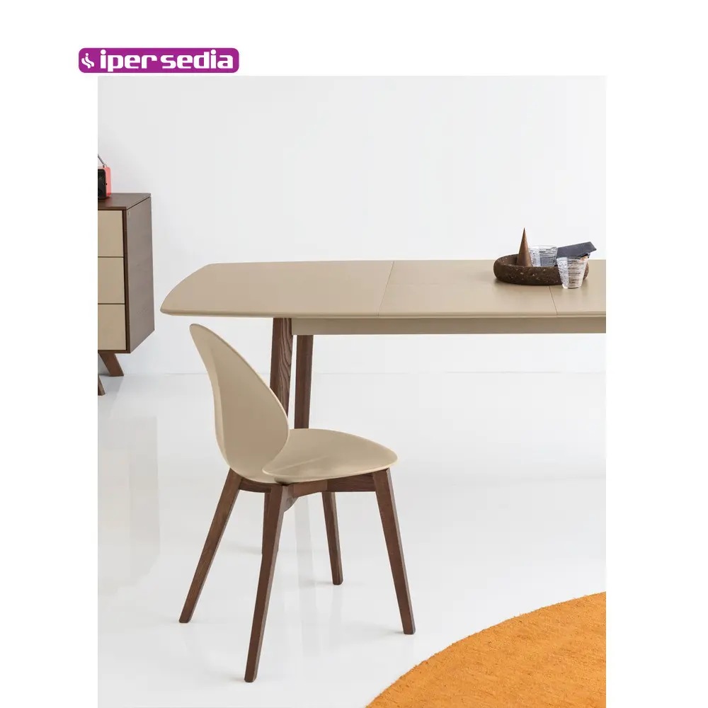 Basil Sedia CS1348 Struttura in Legno e Sedile Polipropilene Calligaris -  IPERSEDIA