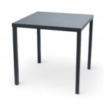 tavoli in acciaio misura 80x80 colore antracite