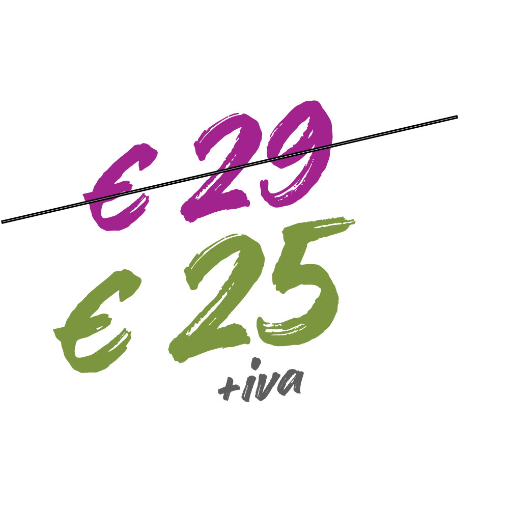 PREZZO SCONTO 25 EURO