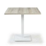 Tavolo 70×70 Completo di Base e Piano in Legno WHITE WOOD BASI E PIANI TAVOLI