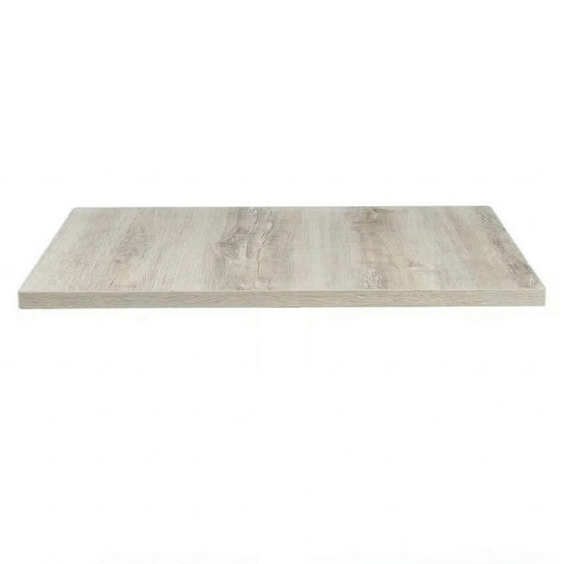 Piano in Legno WHITE WOOD 80X80 sp.25mm Bordo ABS da 2mm in Tinta