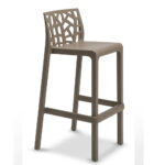 Volga Sgabello Bar Ristorante Polipropilene h.75cm Bica In Offerta